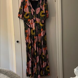 Boden Multicolor Floral Maxi Dress